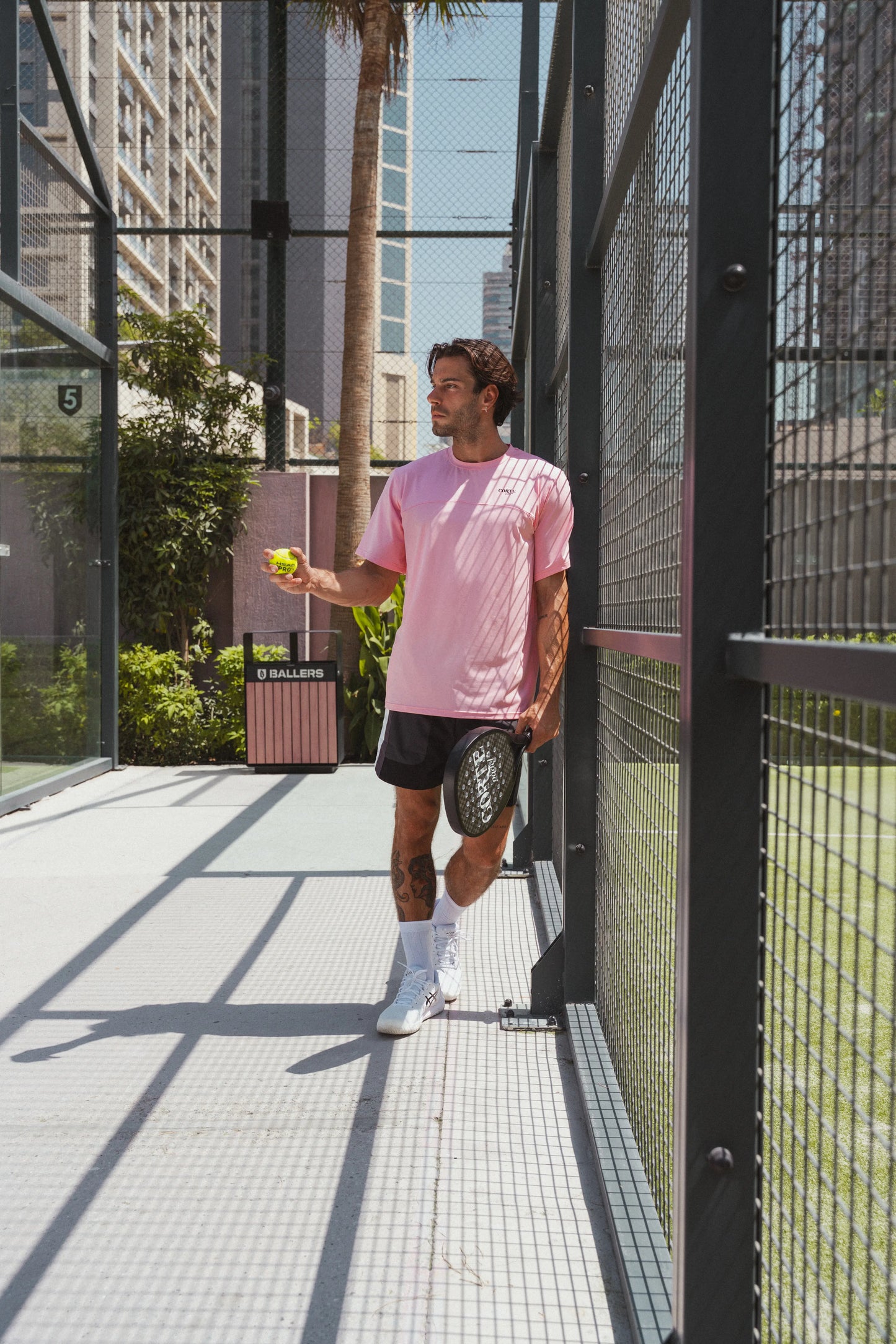 Corte Base T-shirt Pink