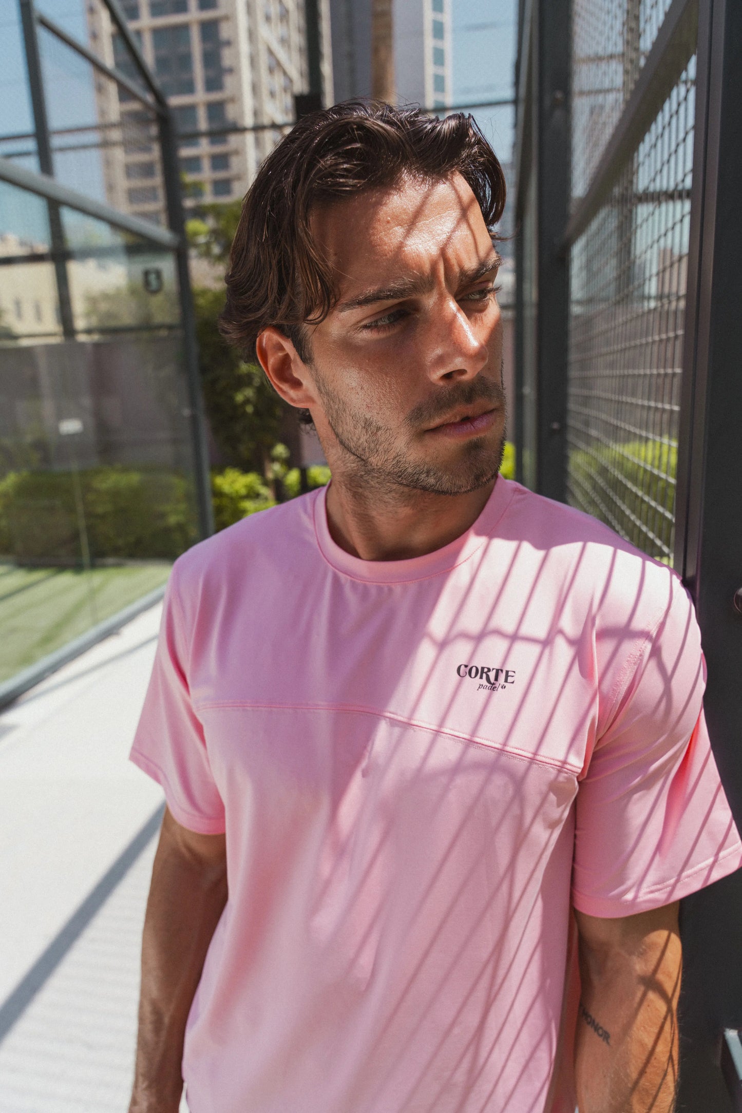 Corte Base T-shirt Pink