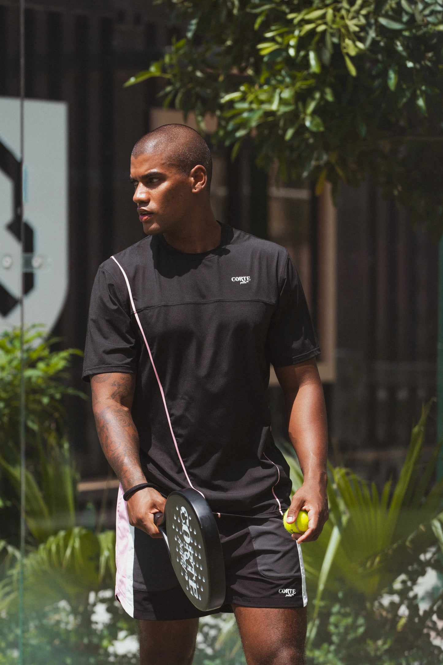 Corte Base T-shirt Black