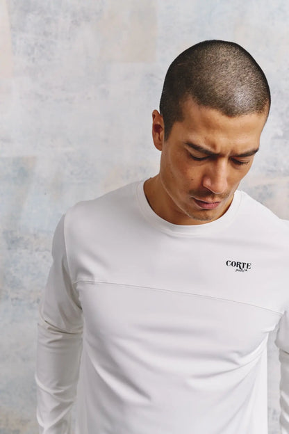 Camiseta larga blanca Corte Core