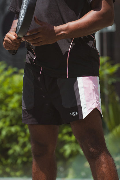 Corte Motion Shorts Painéis Rosa